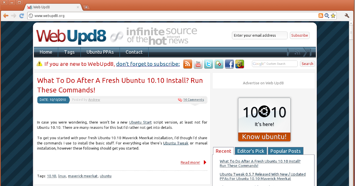 Chrome Extension To Use The Ubuntu Font On All The  Pages  Upd8